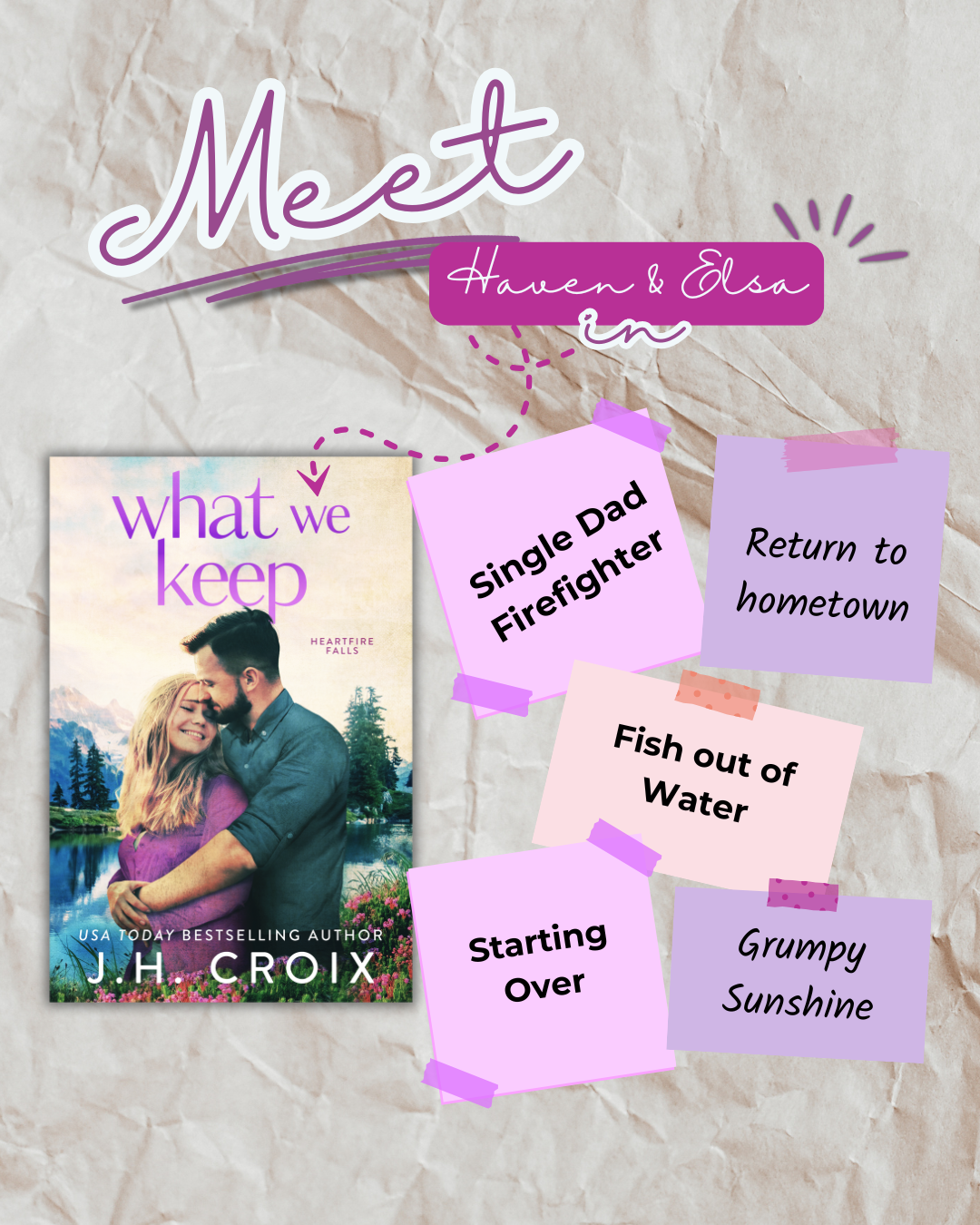 What We Keep (Heartfire Falls Book 1): Discreet Cover