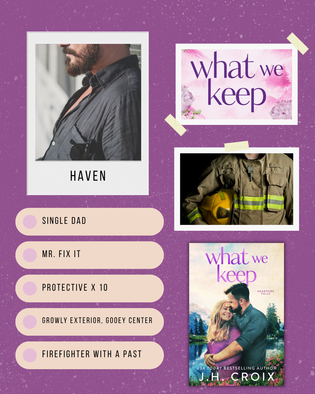 What We Keep (Heartfire Falls Book 1): Discreet Cover