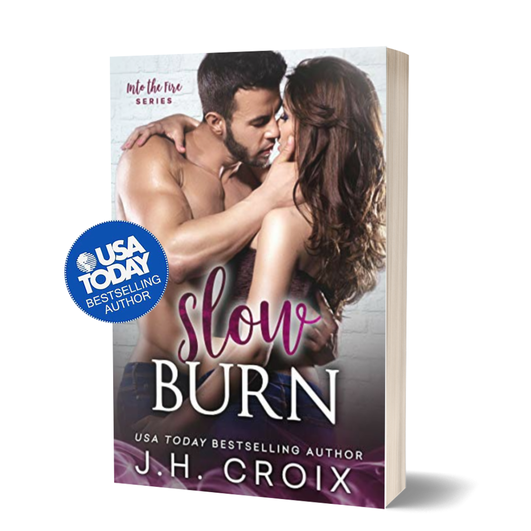 Slow Burn (Into The Fire Book 2): Small Town Firefighter Enemies to Lovers Romance