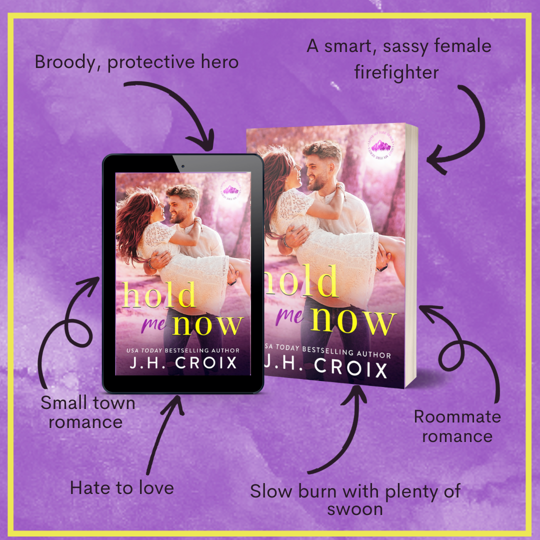 Hold Me Now: Roommates firefighter small town romance